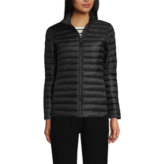 Lands End School Uniform ThermoPlume Jacket in Black at Nordstrom, Size X-Large