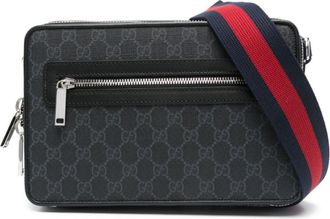 Gucci Black GG Medium Crossbody Bag