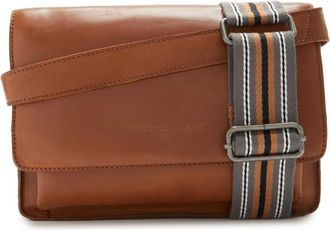 The Chesterfield Brand Tassen, Dames, Bruin, ONE Size, Zwarte Cowhide Leren Crossbody Tas