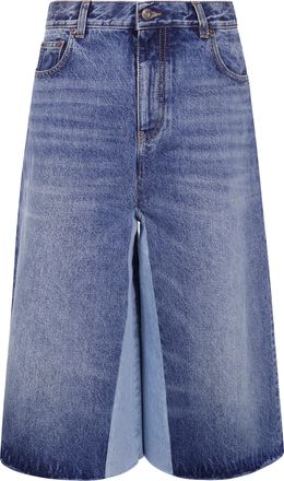 Chloé Denim Midi Skirt By Chloe