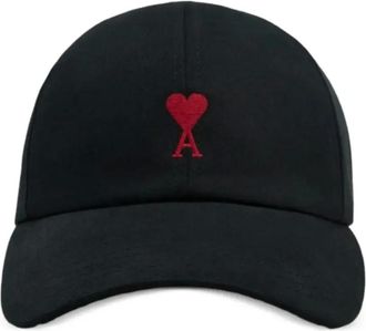 Ami Ami de Coeur cotton cap - Black