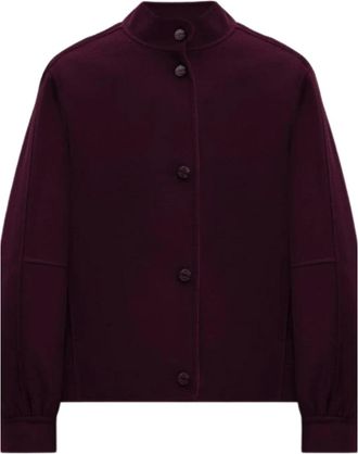 Twinset Dames, Jassen, Paars, Maat: XS Wol