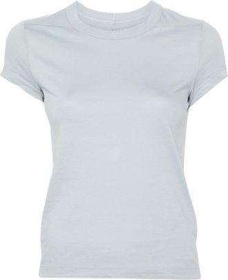 Rick Owens Level cropped T-shirt - women - Organic Cotton - 46 - Blue