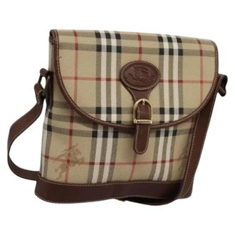 Burberry Pre-owned Cross Body Bags, female, Beige, Size: ONE SIZE Pre-owned Shoulder Bag