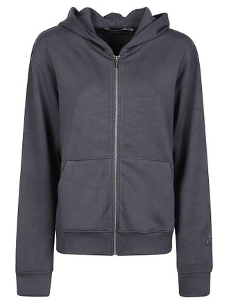 Hinnominate Hoodie Full Zip Viscose-Blend Sweatshirt