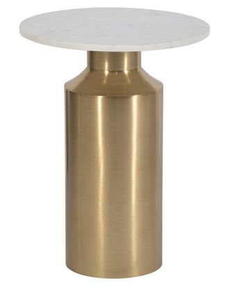 Sagebrook Home 22In Marble Top Side Table