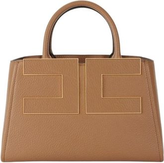 Elisabetta Franchi Tote con logo - - Bags - Donna - Marrone - ONE SIZE