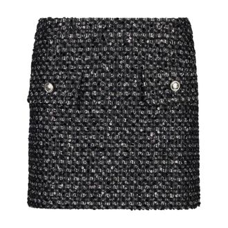 Liu Jo Short Skirts, female, Black, Size: L Boucl&eacute; Miniskirt