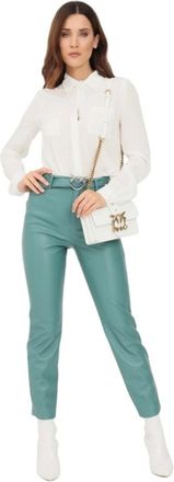 Pinko Pinko, Donna, Pantaloni, Verde, M, new