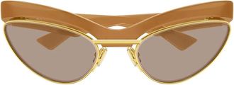 Bottega Veneta Sunglasses Bv1480 S 005 Orange/Pink Women