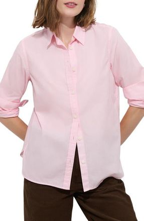 Alex Mill Paper Cotton Button-Up Shirt in Pink Dhalia at Nordstrom, Size Xx-Small