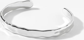 Pilgrim Womens Wavy open bangle bracelet