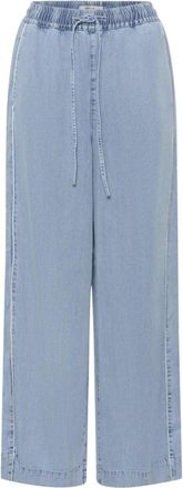 Gestuz Wide Jeans - Dames - Loose Fit Jeans - Blauw - M - Denim - Jeans