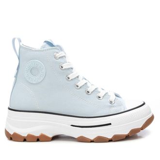 Xti Womens Casual Canvas High Top Sneakers By XTI