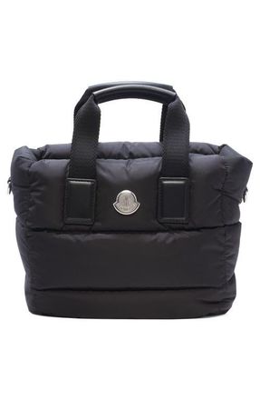 Moncler Mini Caradoc Quilted Tote Bag in Black at Nordstrom