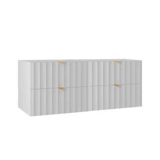 Petits Meubles Mueble bajo lavabo 120cm paneles de melamina y mdf blanco