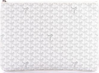 Goyard Senat Zip Pouch Coated Canvas GM