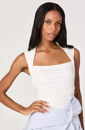 Astr Tamrah Tank Top In White