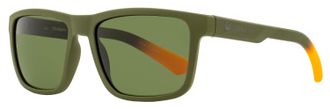 Dragon Mens Rectangular Sunglasses Reed LL 313 Matte Olive 57mm