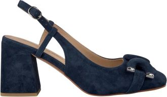 Alma En Pena Hak schoendetail - Dames - Pumps - Blauw - 37 EU - Leer - Schoenen