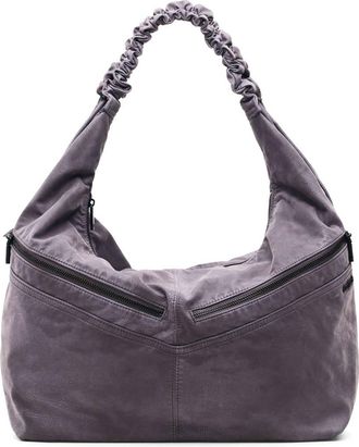 Desigual Grommet Trim Faux Leather Shoulder Bag in Purple at Nordstrom
