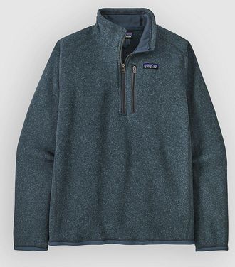 Patagonia Better 1/4 Felpa con Zip blu
