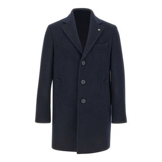 Manuel Ritz Abrigo Cruzado - Coats - Hombre - Azul - 2XL
