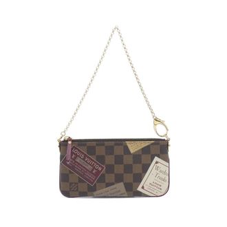Louis Vuitton Brown Coated Canvas Pochette Pouch (Pre-Owned)