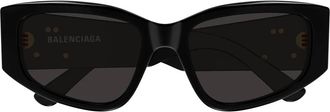 Balenciaga Nano Cat-eye Zonnebril - Dames - Zonnebrillen - Zwart - ONE Size - Nylon - Accessoires