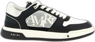 Amiri Schoenen, Heren, Zwart, 43 EU, Leer, MA Quad Debossed Classic Low