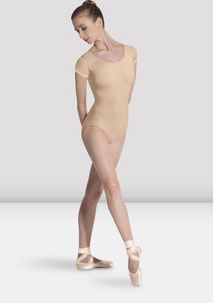 Bloch BLOCH Ladies Betri Cap Sleeve Leotard, Sand