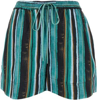 Pinko Printed muslin shorts Woman S