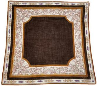 Celine Pre-owned Scarves, female, Brown, Size: ONE SIZE Pre-owned Silk Scarf