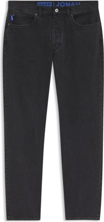 HUGO BOSS Regular-fit jeans in black denim