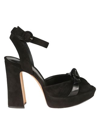 Alexandre Birman Pepitta Suede Platform Sandals