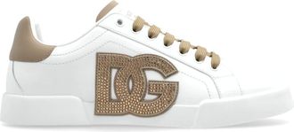 Dolce & Gabbana Schoenen, Dames, Wit, 40 1/2 EU, Katoen, Sportschoenen