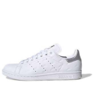 adidas (WMNS) adidas Stan Smith Debossed Logos - White Metallic Silver EF6854