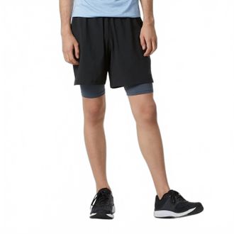 New Balance Mens R. w.tech 2 In 1 Shorts In Black