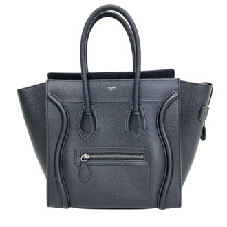 Celine Luggage Black Leather Tote Bag (Pre-Owned)