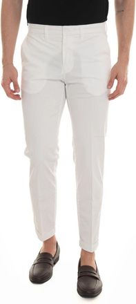 Fay Chino Broek - Heren - Slim Fit Broeken - Wit - W32 - Katoen - Broeken