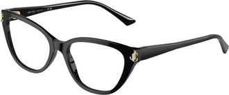 Jimmy Choo London Stijlvolle bril - Dames - Brillen - Zwart - 55 MM - Accessoires