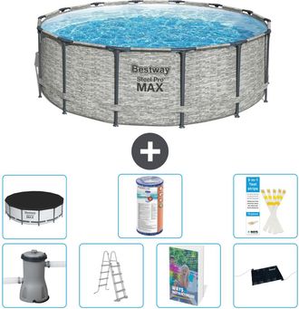 Bestway Piscina Bestway Steel Pro Max Redonda - 427x122 Cm - 8-piezas S619