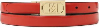 Kazar Royalty Riem - Dames - Riemen - Rood - 100 CM - Leer - Accessoires