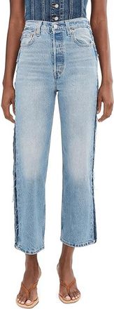 Levi's Ribcage Ankle Deconstructed Womens Clothing Upon Reflection : 25 27, Denim