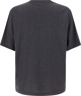 Dolce & Gabbana Mens Gray Cotton T-Shirt
