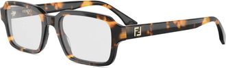 Fendi FF Squared Optisch Montuur - unisex - Brillen - Veelkleurig - 53 MM - Accessoires