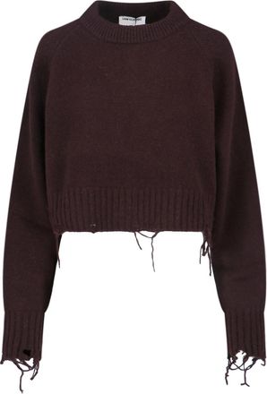 Low Classic damage Crop Sweater