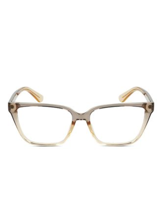 Calvin Klein rectangle-frame glasses - Grey