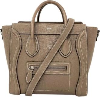 Celine Pre-owned Handbags, female, Gray, Size: ONE SIZE Pre-owned Vintage Handbag