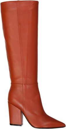 Sergio Rossi Leather Heel Boots